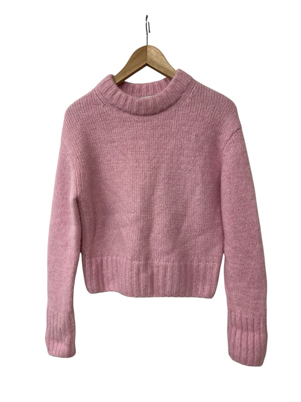 COS Alpaca Wool Mohair Pink Sweater XS